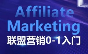 ​​​​​​Affiliate Marketing联盟营销0-1入门，联盟营销基本逻辑 联盟平台逻辑及联盟客逻辑全面详解-小毅网创