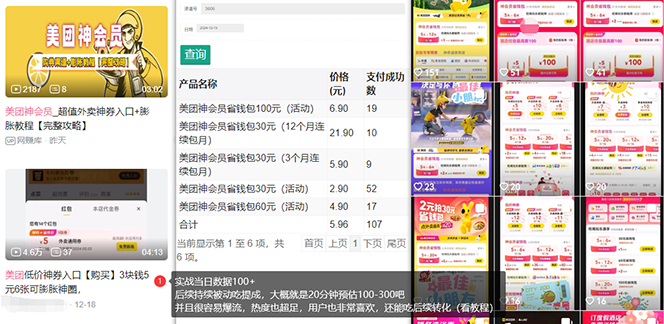 美团神券/神会员_入门级教程，外卖券膨胀推广项目【蓝海市场攻略】 - 小毅网创-小毅网创