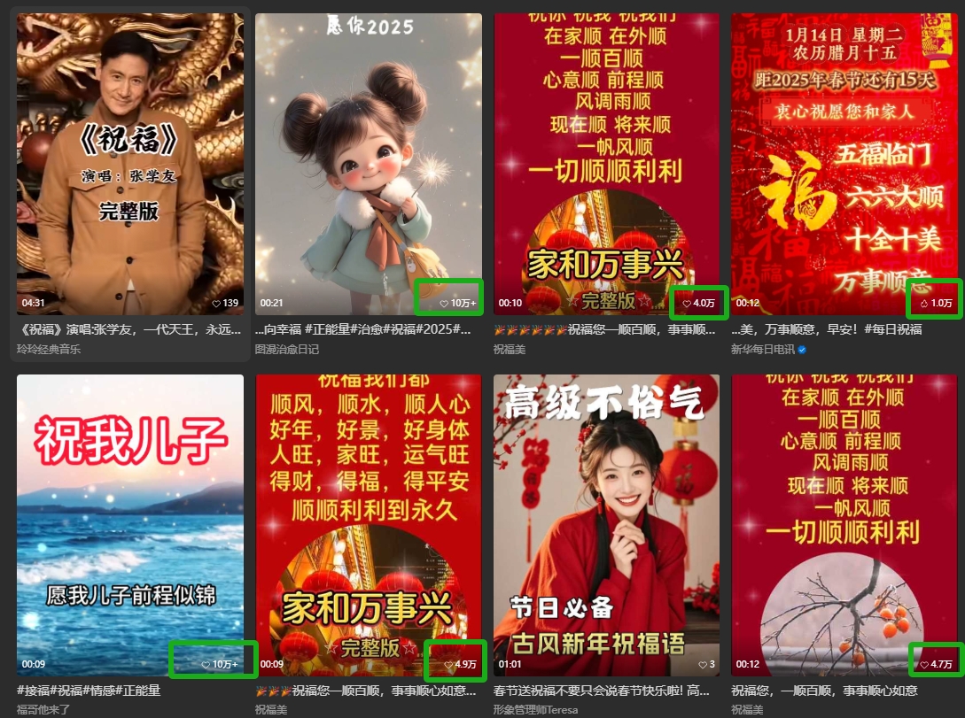 银发经济新年风口，儿女祝福视频爆火，一条作品上万播放，一定要抓住 - 小毅网创-小毅网创