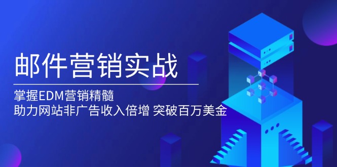 邮件营销实战，掌握EDM营销精髓，助力网站非广告收入倍增，突破百万美金 - 小毅网创-小毅网创
