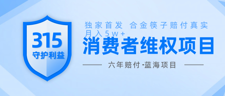 维Q赔付合金筷子玩法小白也能月入5w+风口项目实操 - 小毅网创-小毅网创