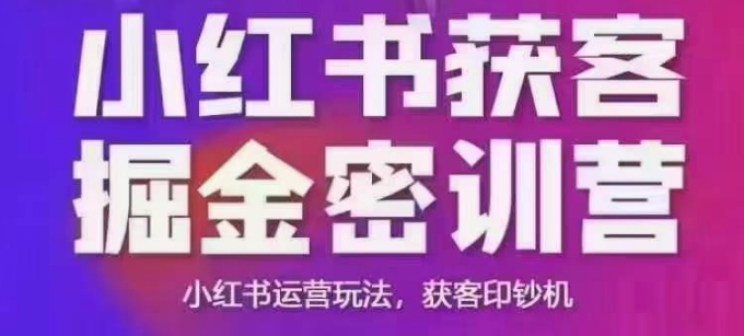 小红书获客掘金线下课，录音+ppt照片，小红书运营玩法，获客印钞机 - 小毅网创-小毅网创