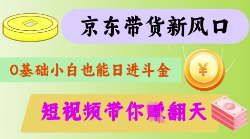 最新京东短视频带货代运营秘籍，轻松躺挣【揭秘】 - 小毅网创-小毅网创