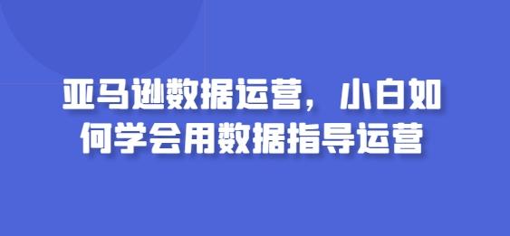 亚马逊数据运营，小白如何学会用数据指导运营 - 小毅网创-小毅网创