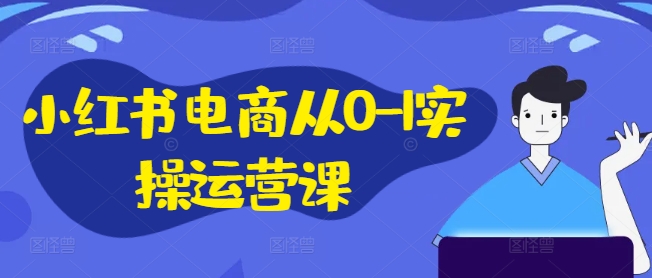 小红书电商从0-1实操运营课，小红书手机实操小红书/IP和私域课/小红书电商电脑实操板块等 - 小毅网创-小毅网创