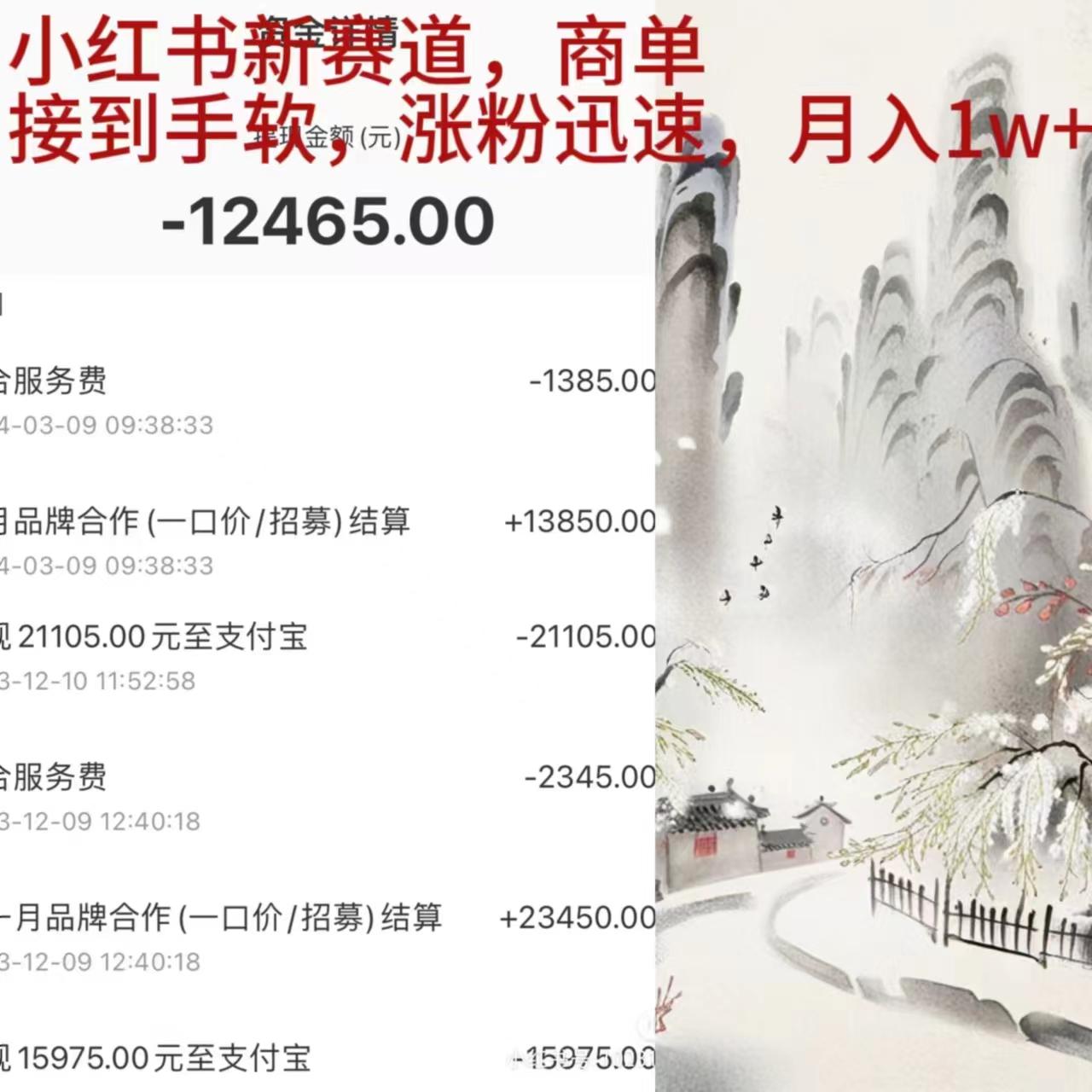 (9476期)小红书新赛道，商单接到手软，涨粉迅速，月入1w+ - 小毅网创-小毅网创