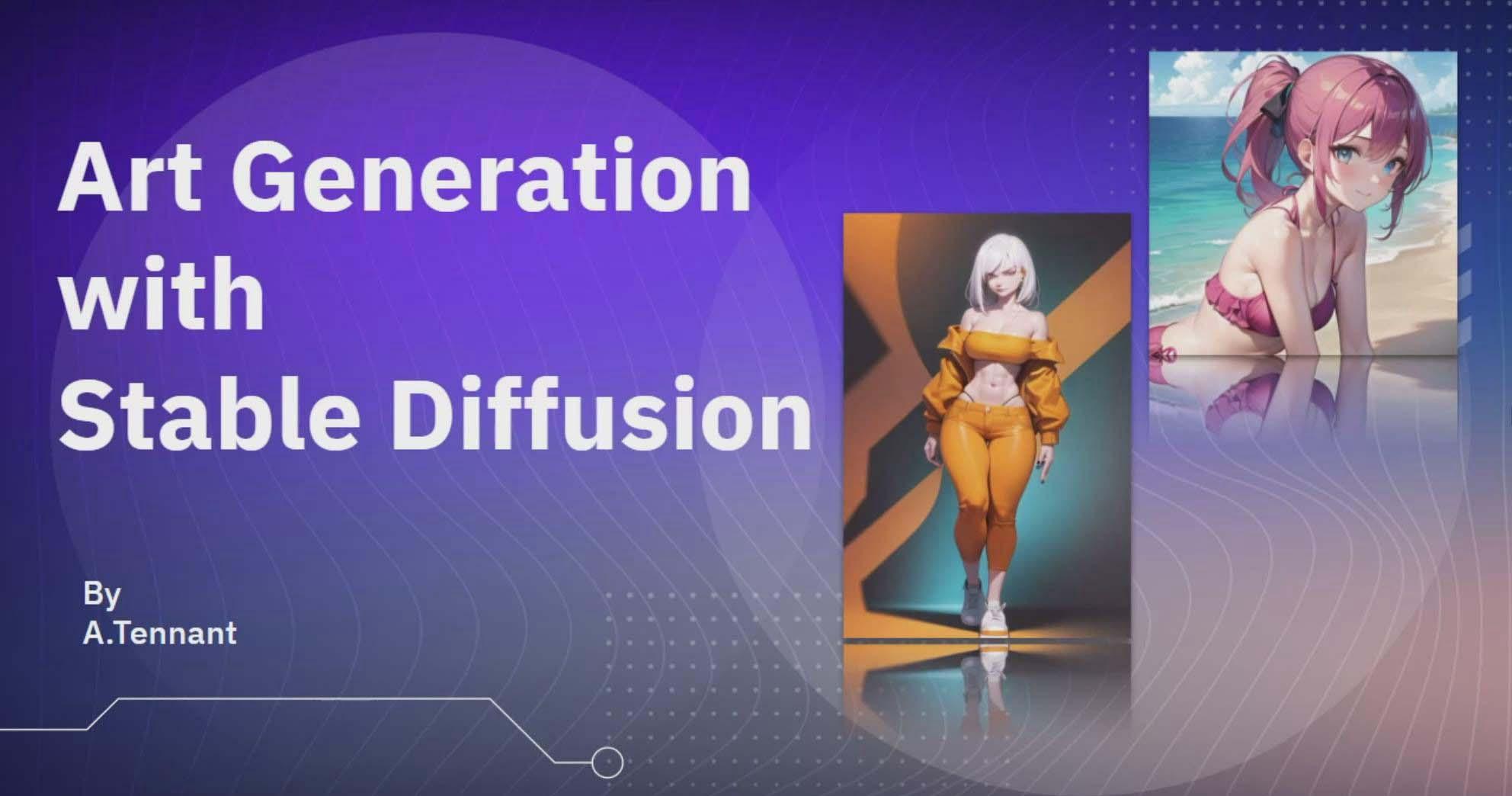 图片[1]-利用Stable Diffusion AI人工智能生成动漫艺术分步教程-14节课-中英字幕 - 小毅网创-小毅网创