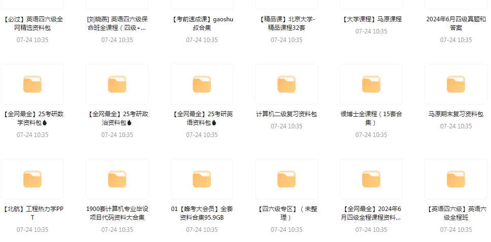 大学资源最全合集 - 小毅网创-小毅网创
