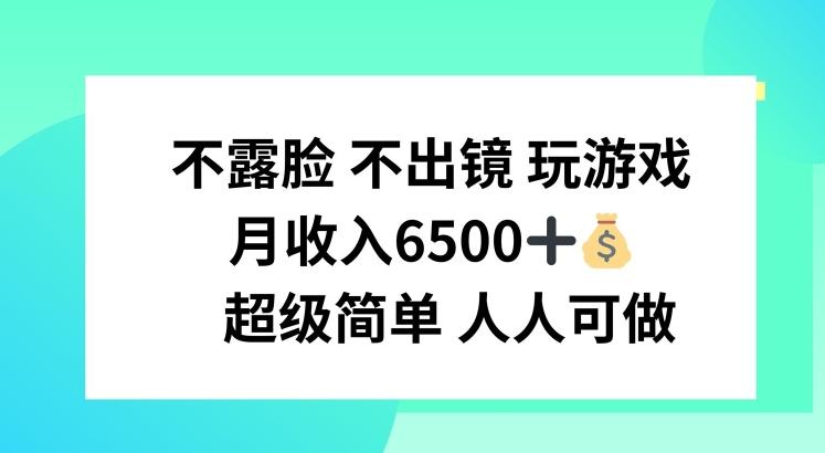 不露脸 不出境 玩游戏，月入6500 超级简单 人人可做【揭秘】 - 小毅网创-小毅网创
