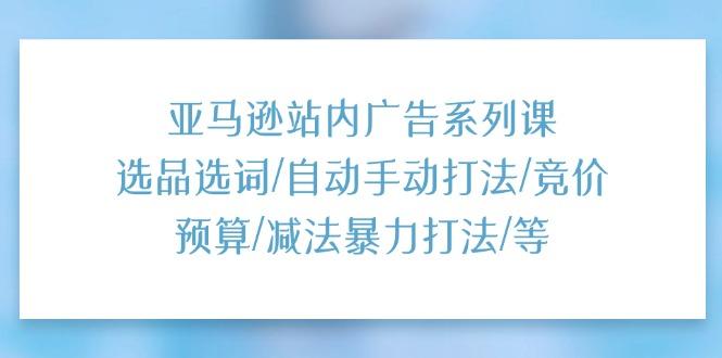 亚马逊站内广告系列课：选品选词/自动手动打法/竞价预算/减法暴力打法/等 - 小毅网创-小毅网创