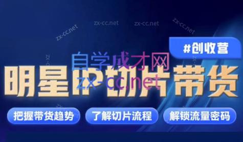 交个朋友·明星IP切片带货爆单营 - 小毅网创-小毅网创