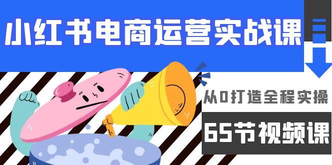 (9724期)小红书电商运营实战课，从0打造全程实操(65节视频课) - 小毅网创-小毅网创