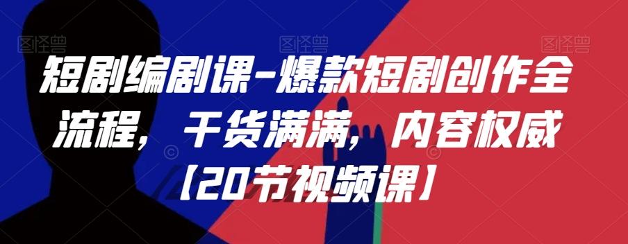 短剧编剧课-爆款短剧创作全流程，干货满满，内容权威【20节视频课】 - 小毅网创-小毅网创