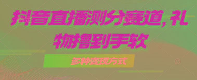 抖音直播测分赛道，多种变现方式，轻松日入1000+ - 小毅网创-小毅网创