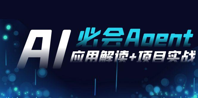 2024Ai必会 Agent(应用解读+项目实战)，一站式搞定Agent应用(71节课) - 小毅网创-小毅网创