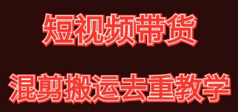 混剪去重短视频带货玩法，混剪搬运简单过原创思路分享 - 小毅网创-小毅网创