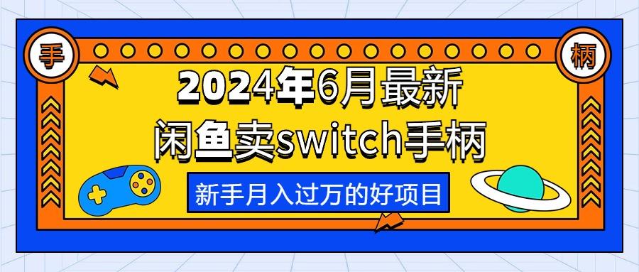 2024年6月最新闲鱼卖switch游戏手柄，新手月入过万的第一个好项目 - 小毅网创-小毅网创
