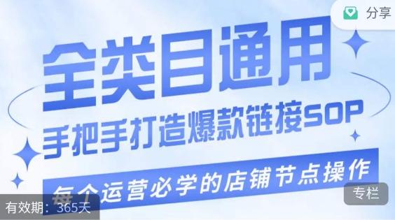 单品爆款打造实操运营，单品爆款从“0”-“1”手把手演练运营步骤 - 小毅网创-小毅网创