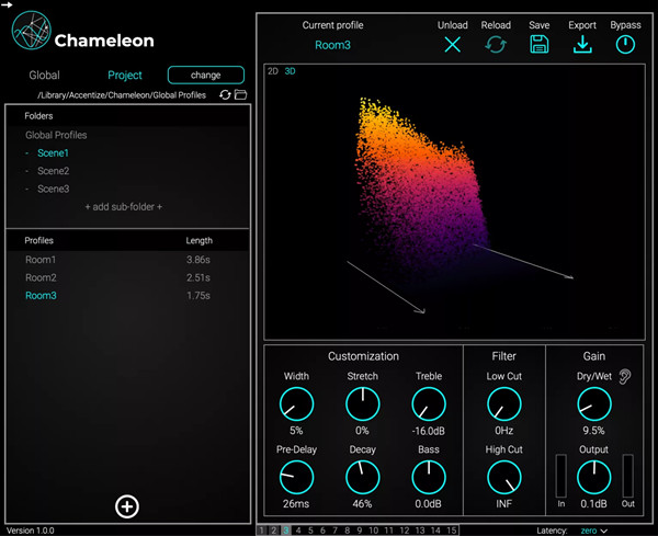 Accentize Chameleon(智能音频插件) v2.1.1 免费版 - 小毅网创-小毅网创