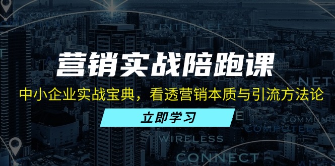 营销实战陪跑课：中小企业实战宝典，看透营销本质与引流方法论 - 小毅网创-小毅网创