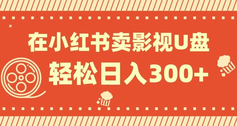在小红书上卖影视U盘，轻松日入300+，操作简单，小白可轻松上手 - 小毅网创-小毅网创