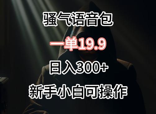 0成本卖骚气语音包，一单19.9.日入300+【揭秘】 - 小毅网创-小毅网创