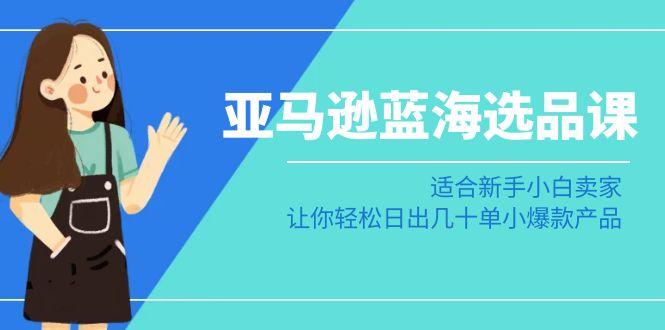 亚马逊-蓝海选品课：适合新手小白卖家，让你轻松日出几十单小爆款产品 - 小毅网创-小毅网创