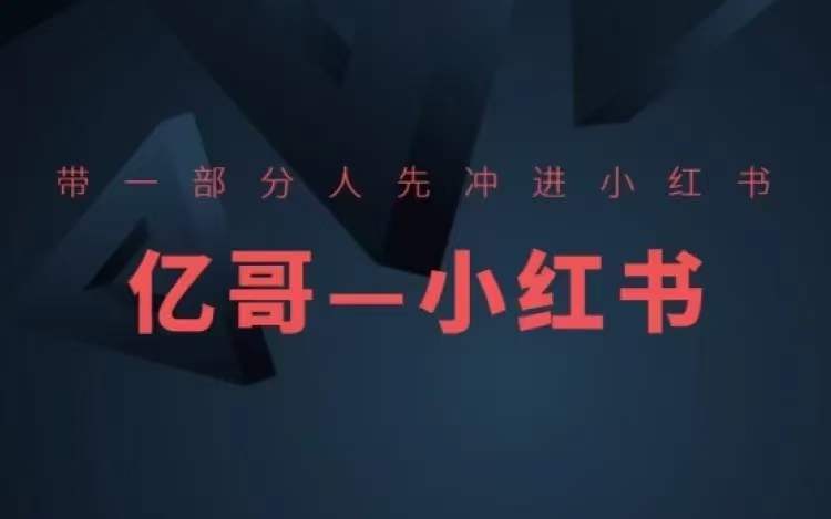 ​​带一部分人先冲进小红书，小红书开店、选品、爆款裂变 - 小毅网创-小毅网创