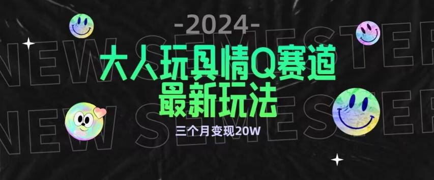 全新大人玩具情Q赛道合规新玩法，公转私域不封号流量多渠道变现，三个月变现20W【揭秘】 - 小毅网创-小毅网创