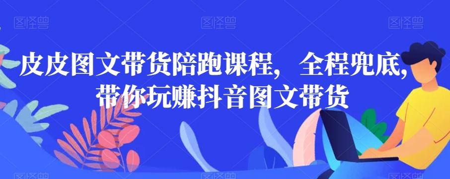 皮皮图文带货陪跑课程，全程兜底，带你玩赚抖音图文带货 - 小毅网创-小毅网创