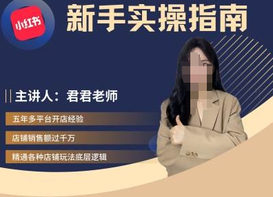 君君-小红书电商从入门到精通，新手实操指南 - 小毅网创-小毅网创