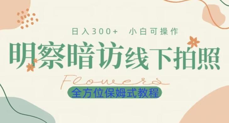 明拍暗拍项目0成本投入日入300+小白可操作保姆式全方位教程 - 小毅网创-小毅网创