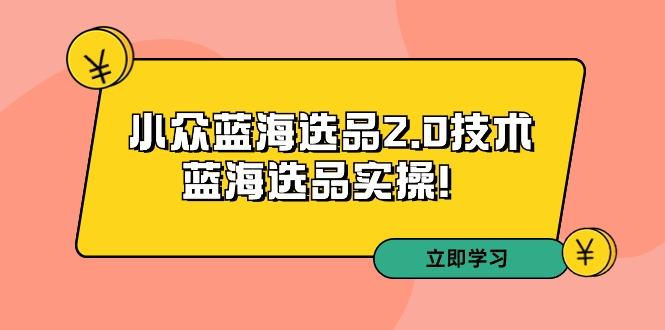 拼多多培训第33期：小众蓝海选品2.0技术-蓝海选品实操！ - 小毅网创-小毅网创