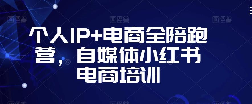 个人IP+电商全陪跑营，自媒体小红书电商培训 - 小毅网创-小毅网创