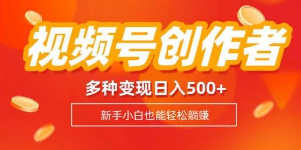 视频号创作者计划，多种变现方式，日入500+【内附1080g视频素材】 - 小毅网创-小毅网创