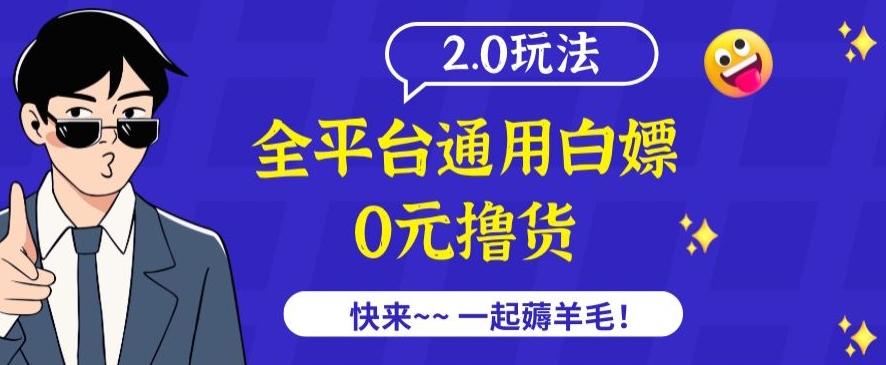 外面收费2980的全平台通用白嫖撸货项目2.0玩法【仅揭秘】 - 小毅网创-小毅网创
