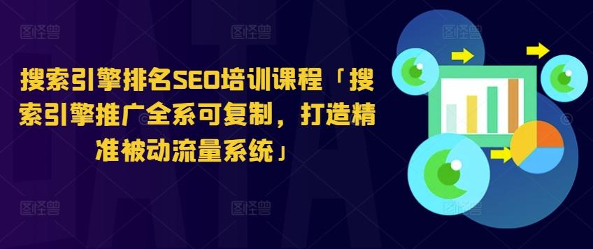 搜索引擎排名SEO培训课程「搜索引擎推广全系可复制，打造精准被动流量系统」 - 小毅网创-小毅网创