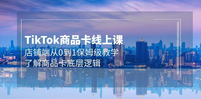 (9843期)Tk商品卡线上课，店铺端从0到1保姆级教学，了解商品卡底层逻辑(20节) - 小毅网创-小毅网创