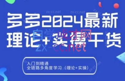 拼多多2024最新规则理论结合实际的干货 - 小毅网创-小毅网创