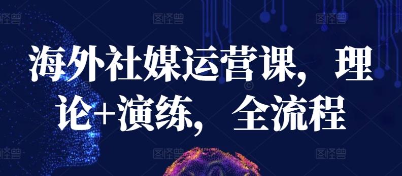 海外社媒运营课，理论+演练，全流程 - 小毅网创-小毅网创