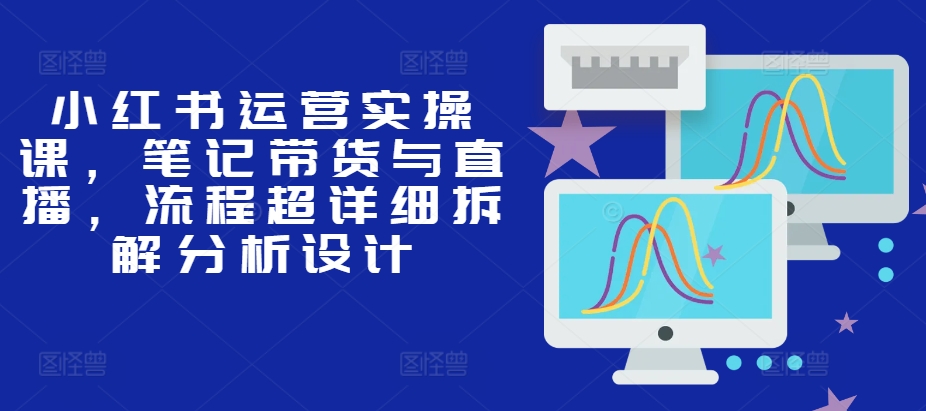 小红书运营实操课，笔记带货与直播，流程超详细拆解分析设计 - 小毅网创-小毅网创