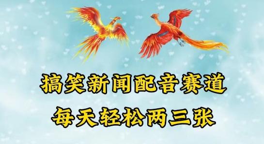 中视频爆火赛道一搞笑新闻配音赛道，每天轻松两三张【揭秘】 - 小毅网创-小毅网创
