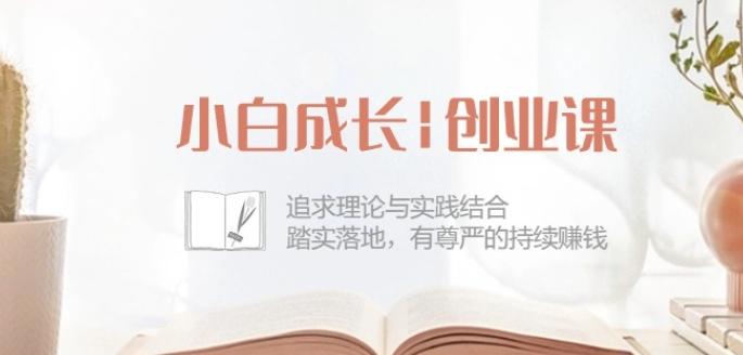 小白成长创业课：追求理论与实践结合，踏实落地，有尊严的持续赚钱-42节 - 小毅网创-小毅网创