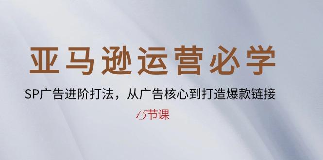 亚马逊运营必学： SP广告进阶打法，从广告核心到打造爆款链接-15节课 - 小毅网创-小毅网创