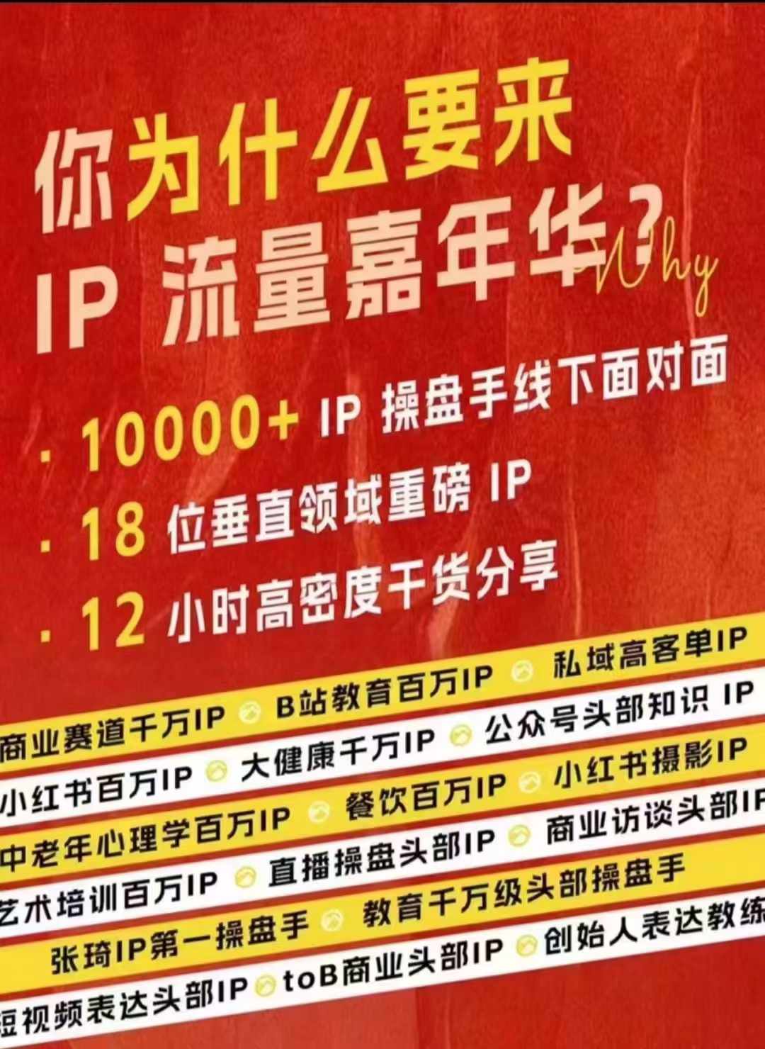 群响IP流量嘉年华，​现场视频+IP江湖2024典藏版PPT - 小毅网创-小毅网创