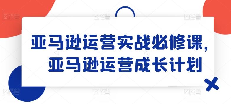 亚马逊运营实战必修课，亚马逊运营成长计划 - 小毅网创-小毅网创
