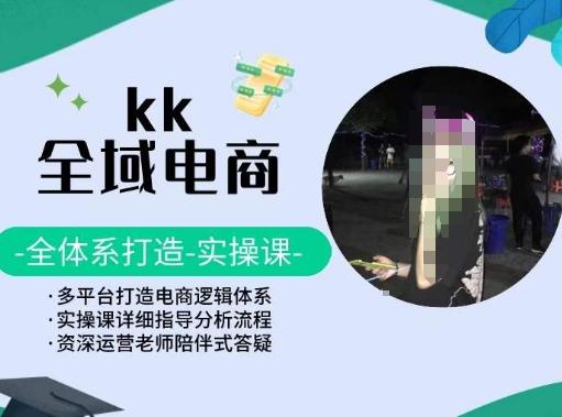 KK全域电商，全体系打造实操课，多平台打造电商逻辑体系 - 小毅网创-小毅网创