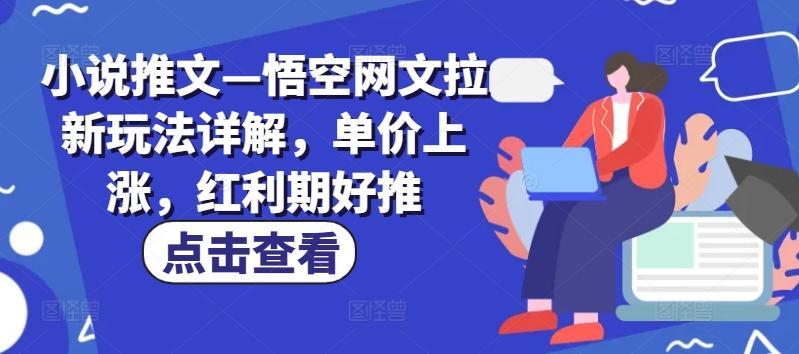 小说推文—悟空网文拉新玩法详解，单价上涨，红利期好推 - 小毅网创-小毅网创